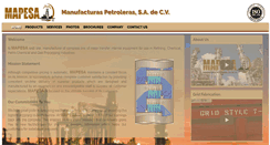 Desktop Screenshot of mapesamx.com